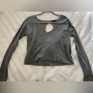 Grey long sleeve shirt/sweater